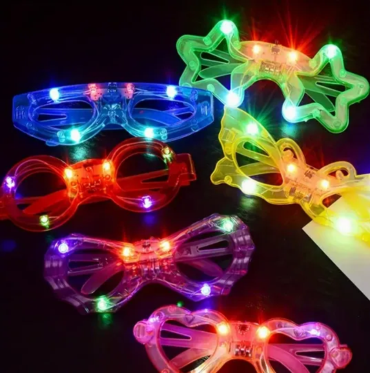 Neon bril met ledverlichting