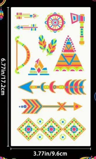 Neon stickers