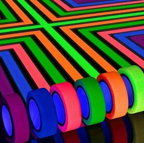 Neon tape (6 stuks)