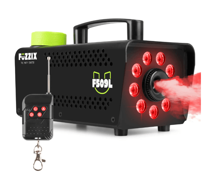 Rookmachine met verlichting